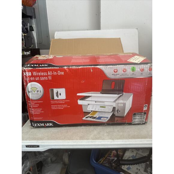 Lexmark X4550 All-In-One Wireless Inkjet Printer - Picture 1 of 8